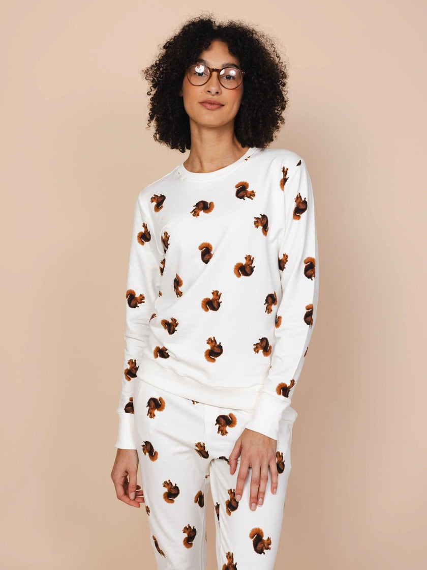 Squirrels Sweater Women