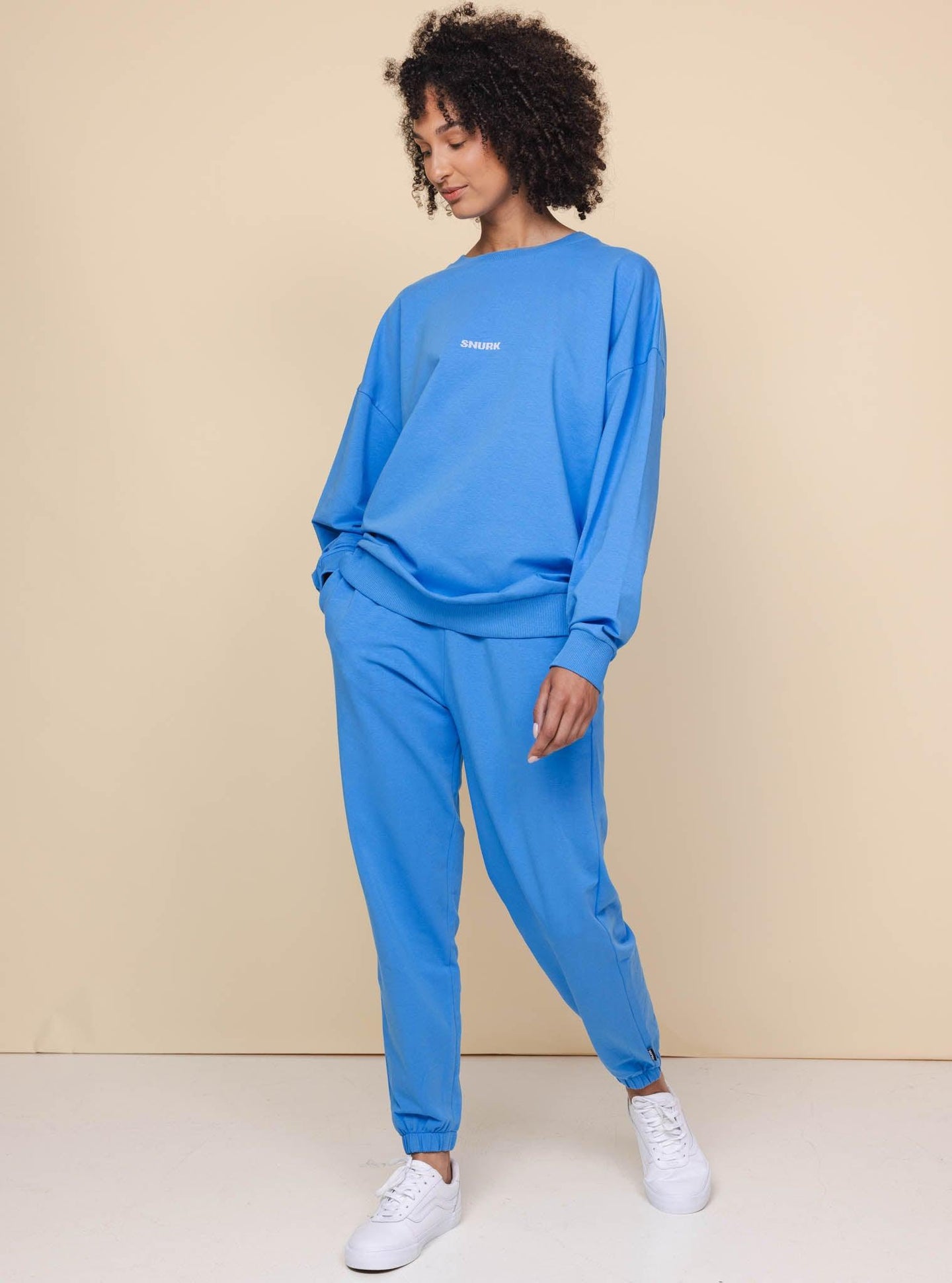 Blue Relaxed Pants Unisex