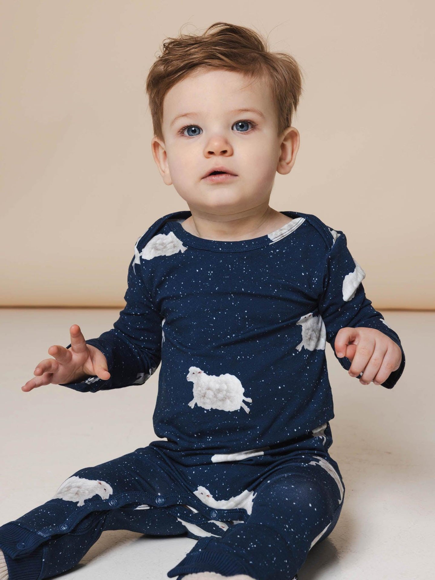 Counting Sheep Jumpsuit Baby