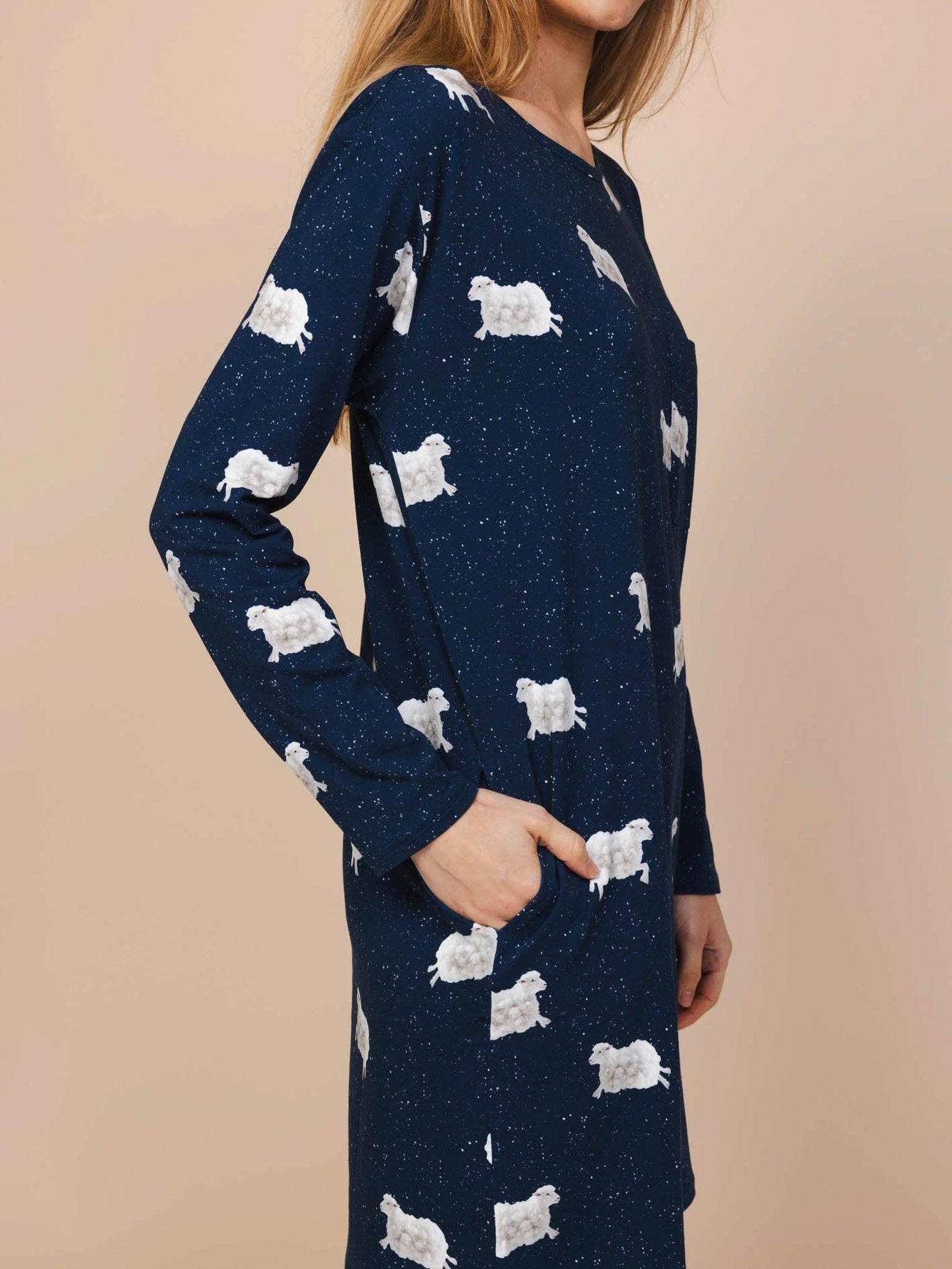 Counting Sheep Longsleeve Dress Women