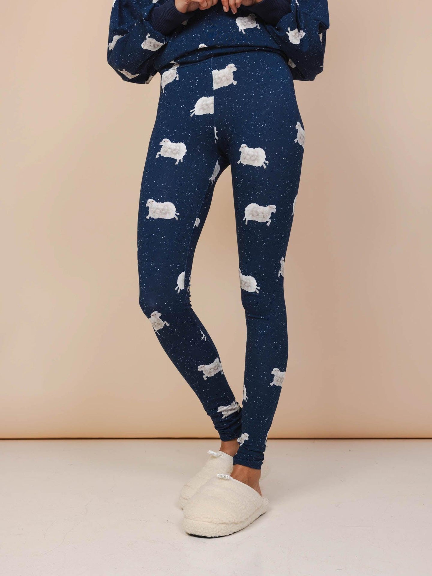 Counting Sheep Sweater Dress en Legging set Dames - SNURK