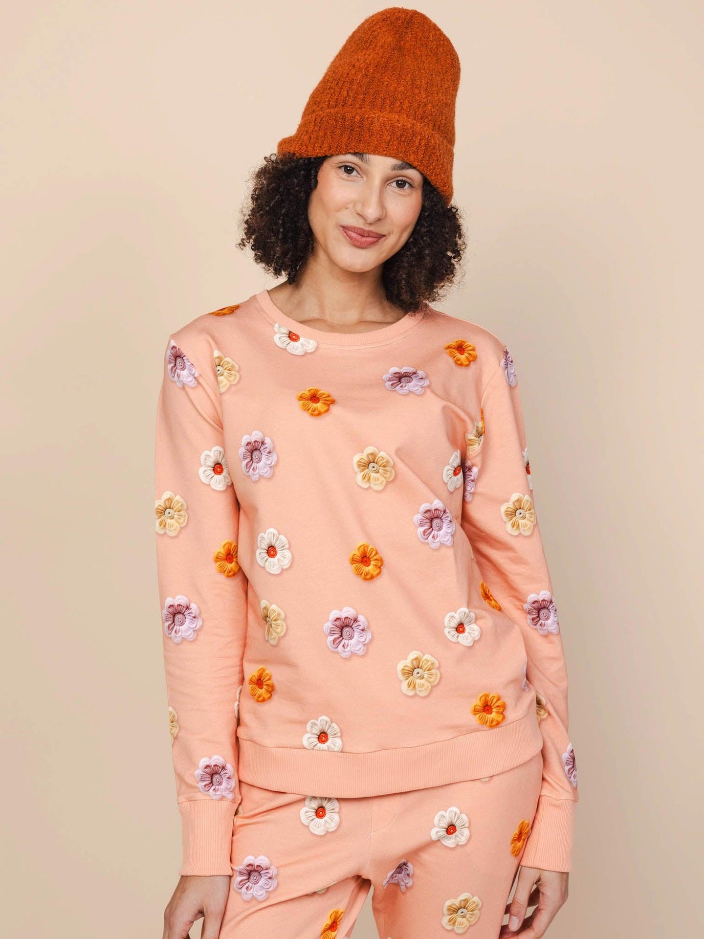 Flower Power Sweater en Broek set Dames - SNURK