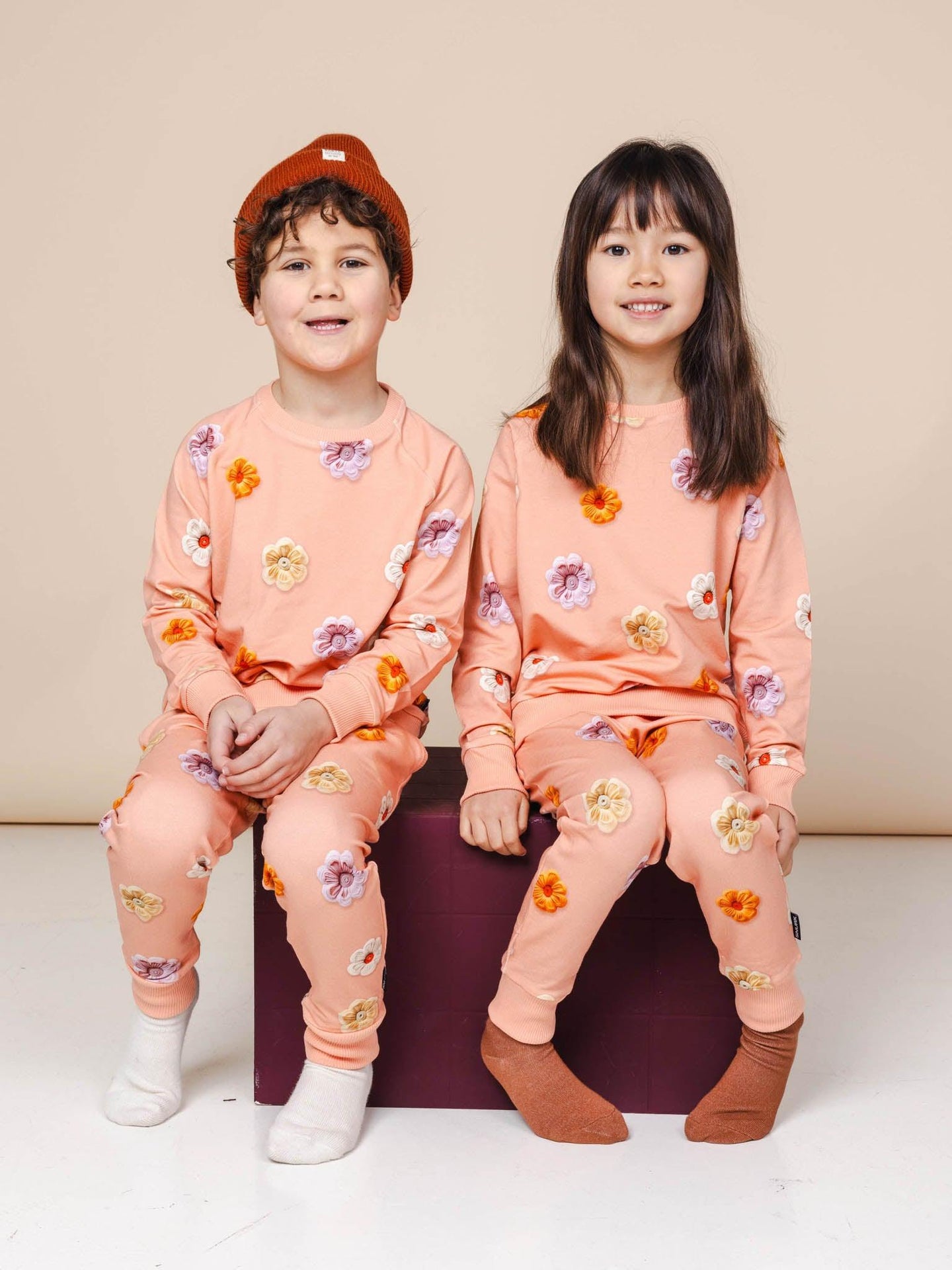 Flower Power Sweater en Broek set Kinderen