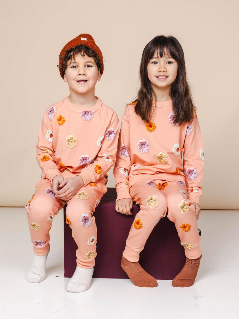 Flower Power Sweater und Hose set Kids