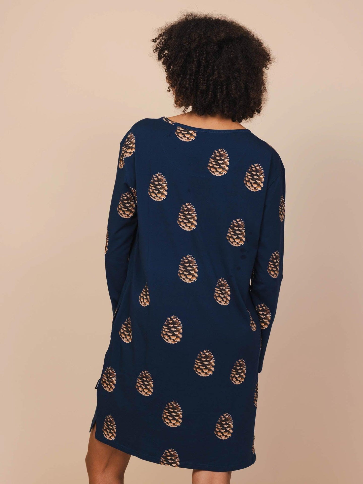 Pinecones Longsleeve Dress Women