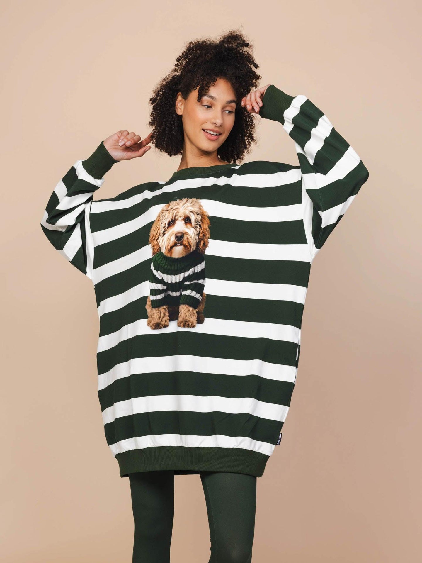 Labradoodle Sweater Dress Dames