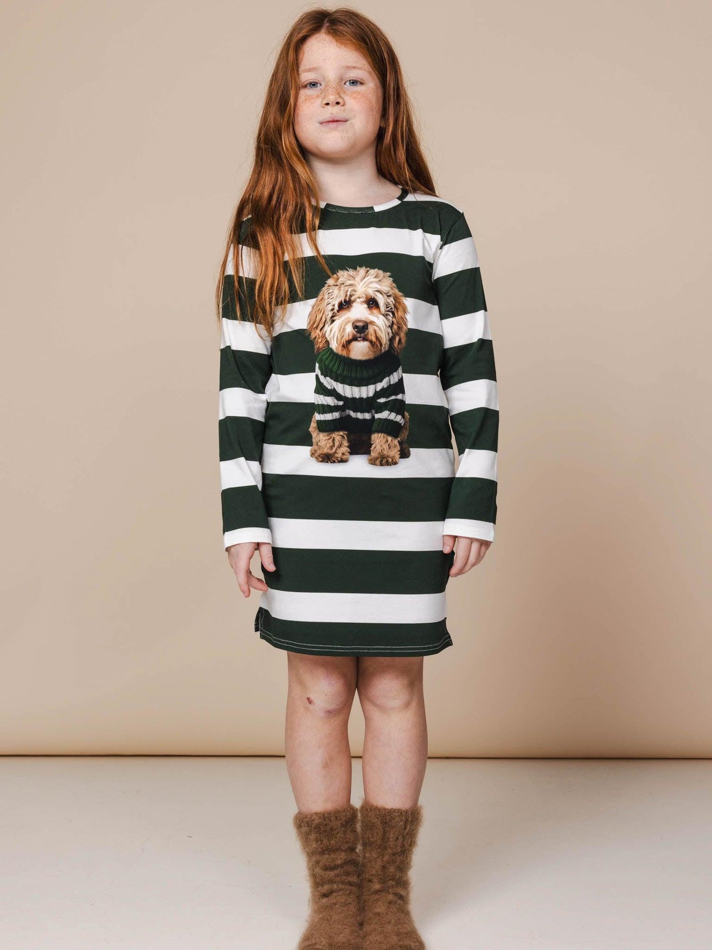 Labradoodle Longsleeve Dress Kids