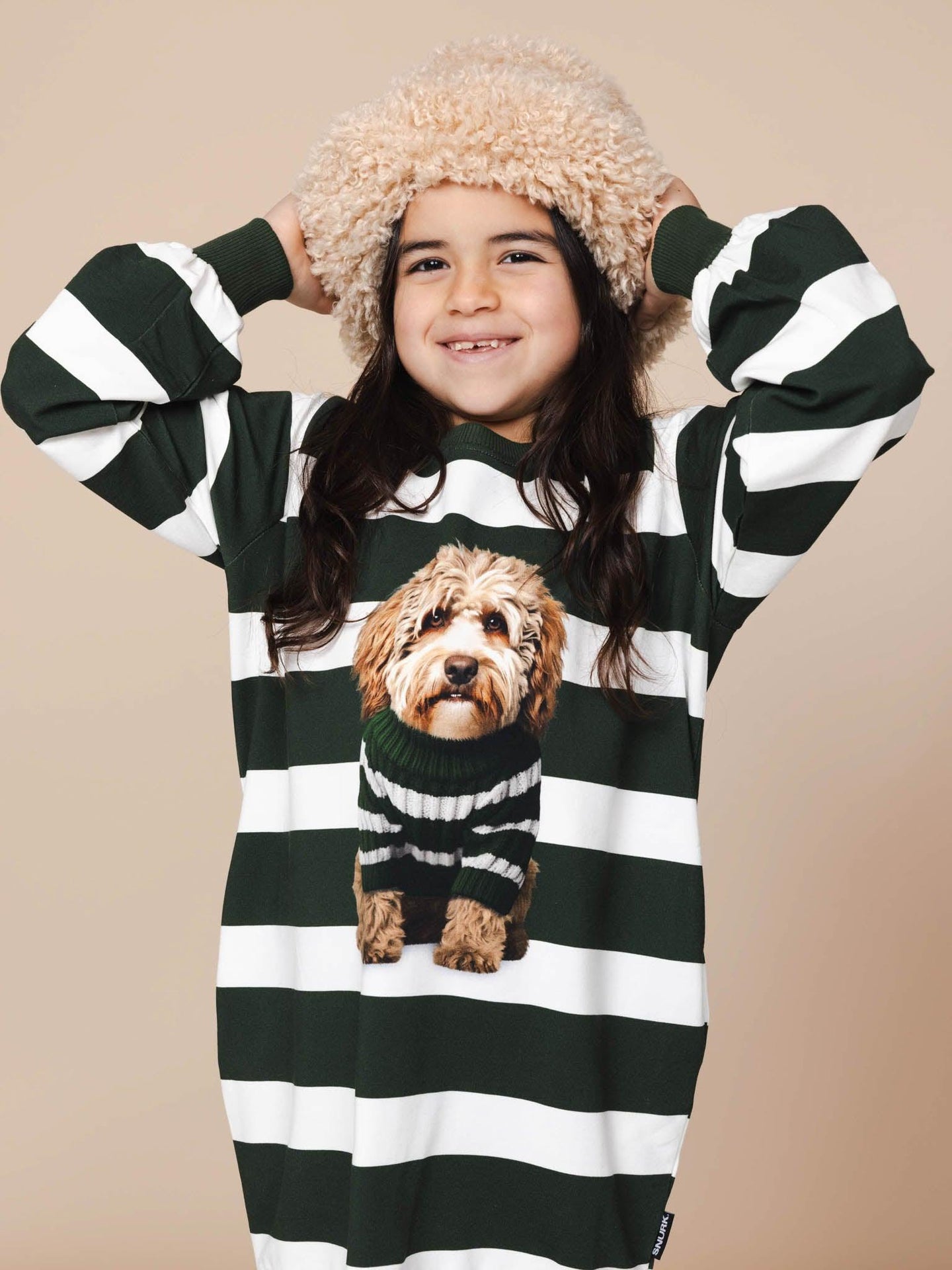 Labradoodle Sweater Dress Kinderen