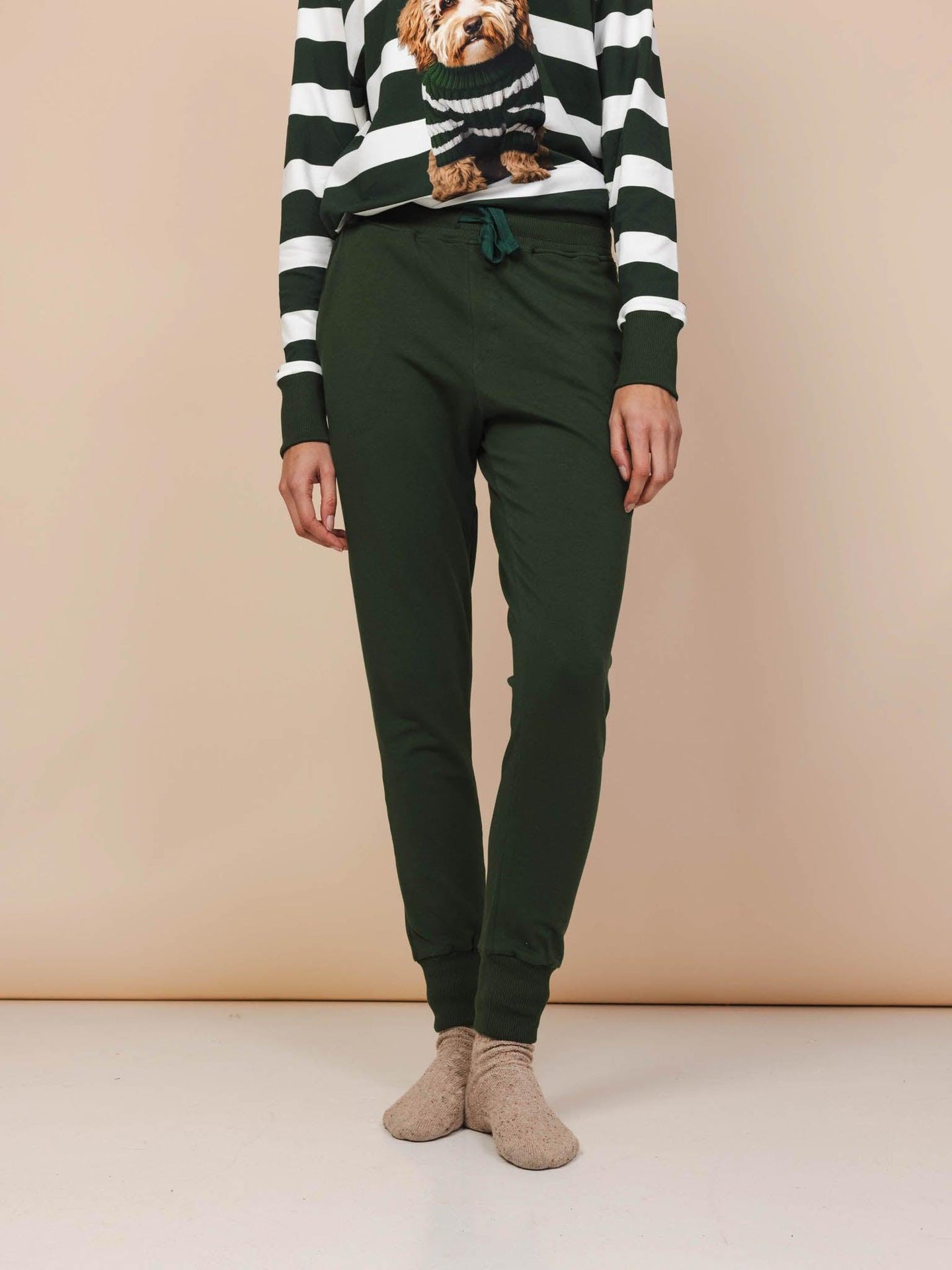 Dark Green Broek Dames - SNURK