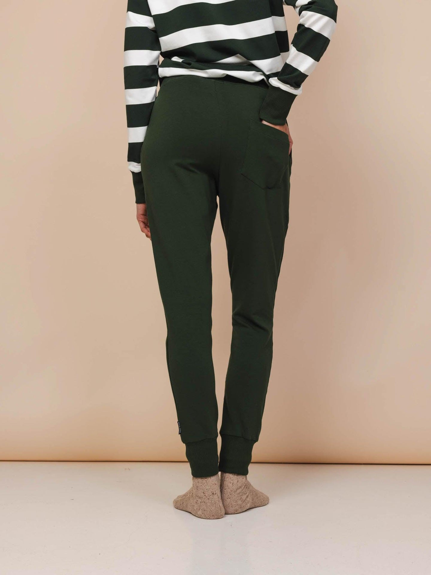 Dark Green Broek Dames - SNURK