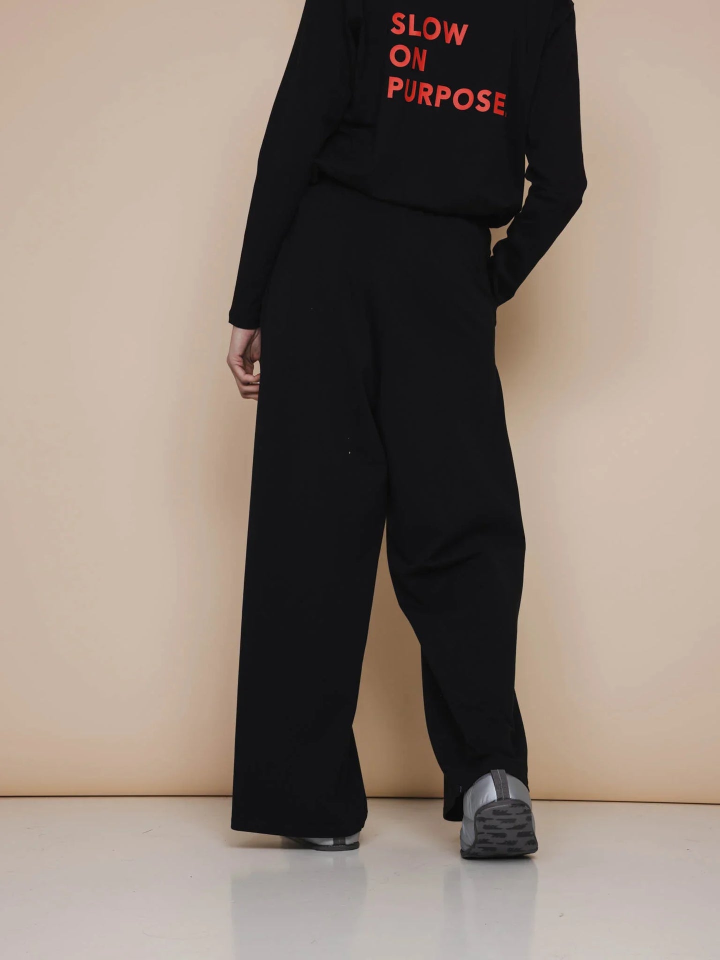 Black Wijde broek Dames - SNURK