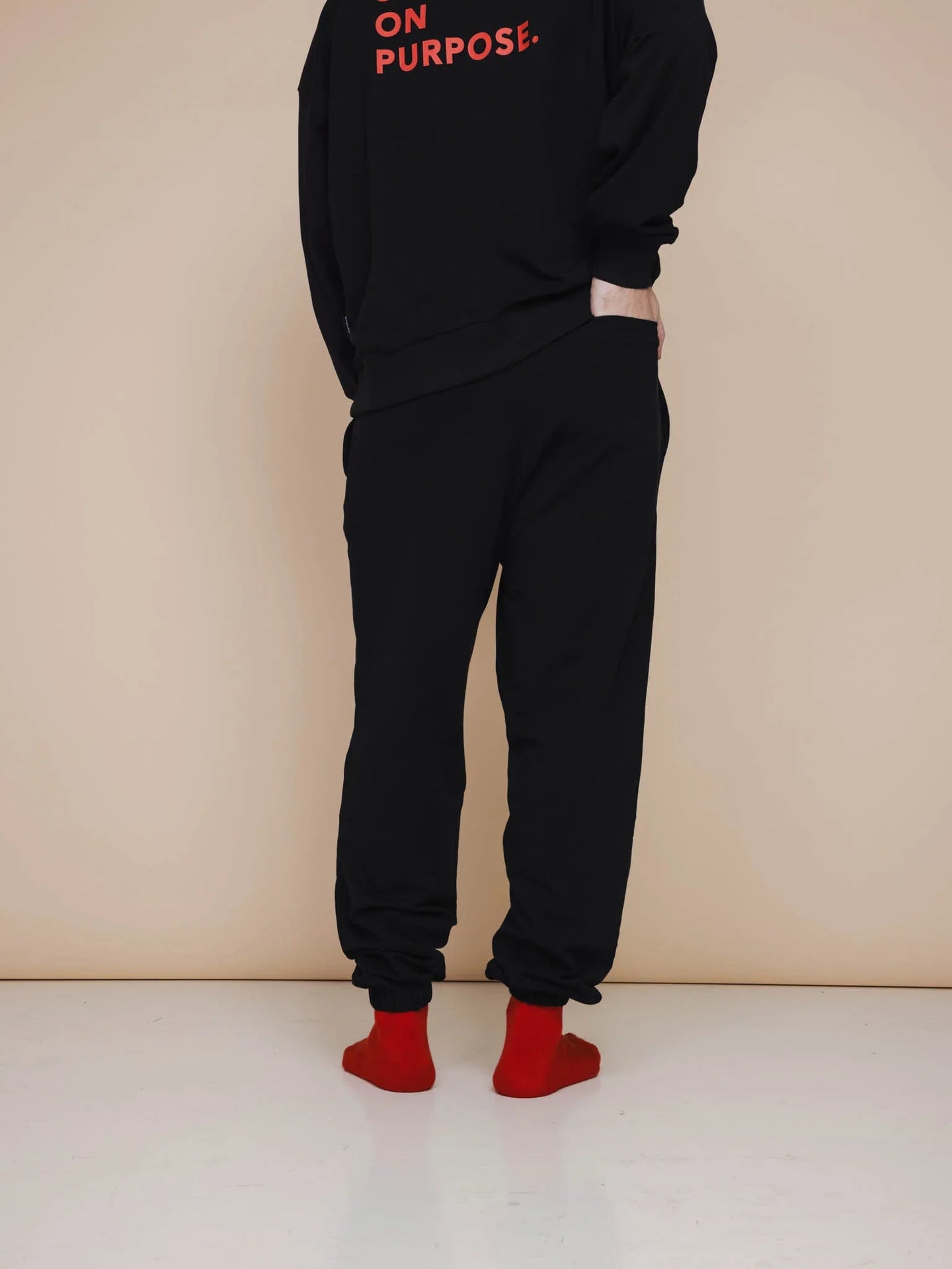 Slow Black Sweater en Broek set Unisex - SNURK