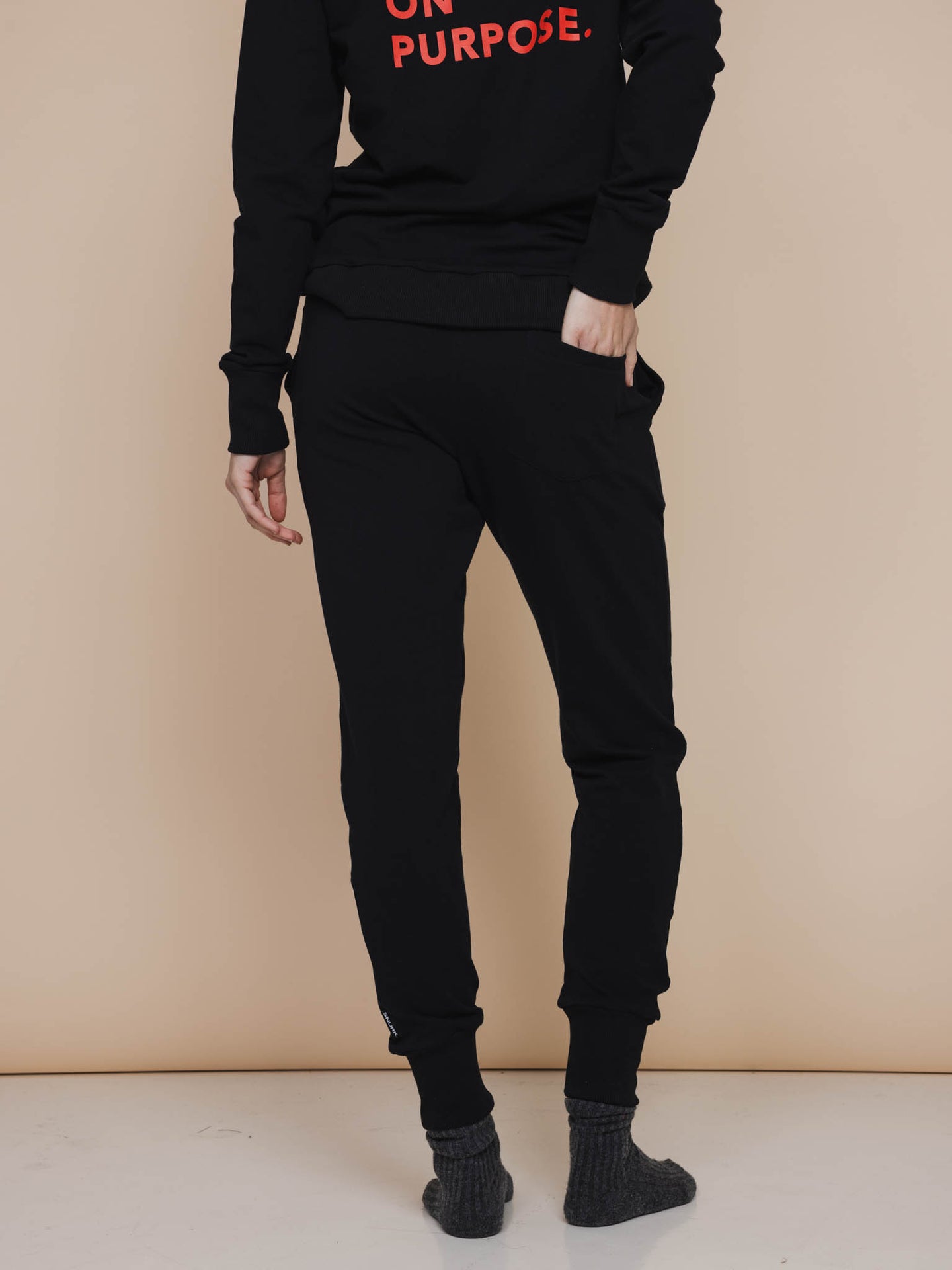 Slow Black Sweater en Broek set Dames - SNURK
