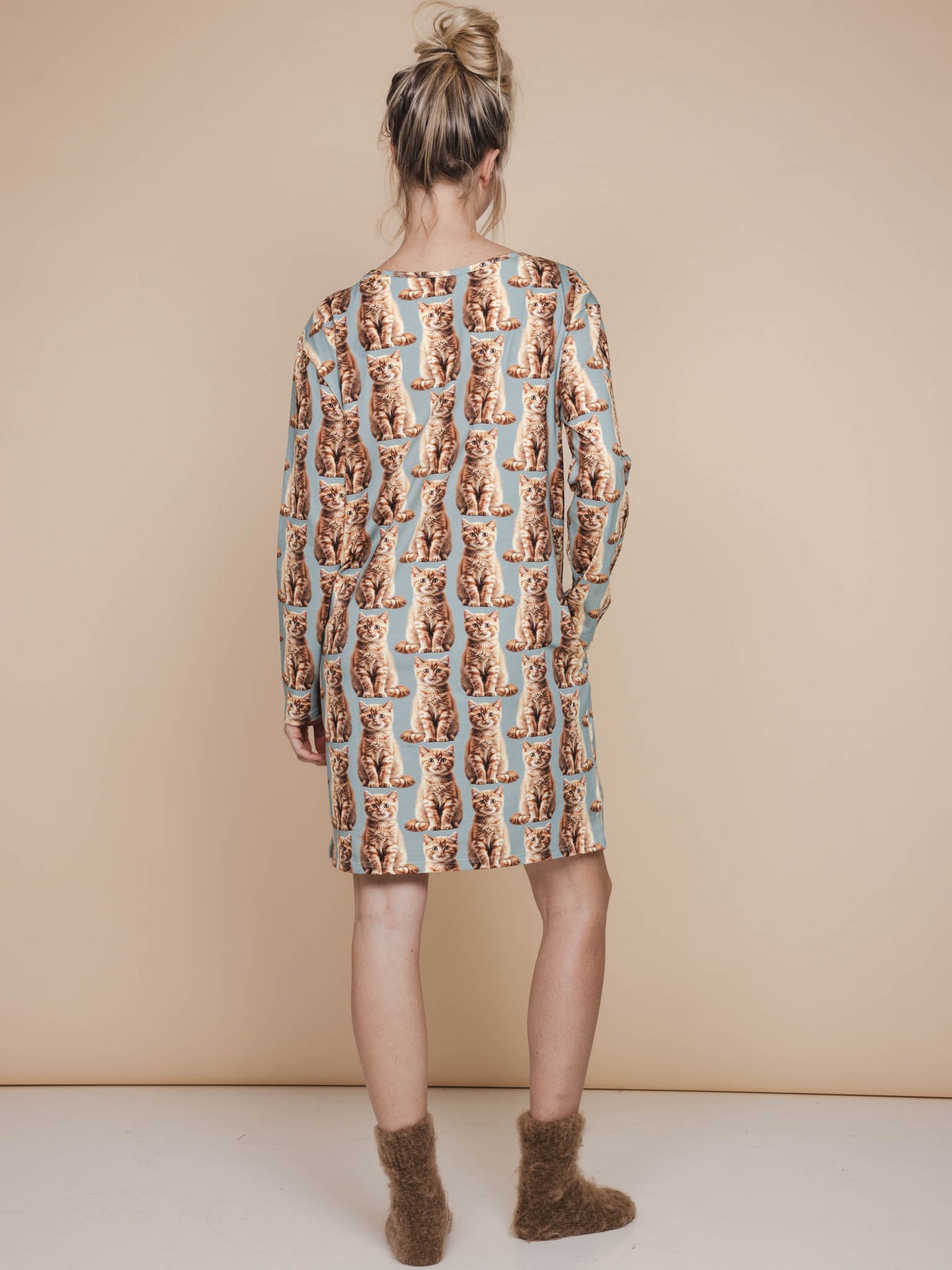 Bowie Long Sleeve Dress Dames - SNURK