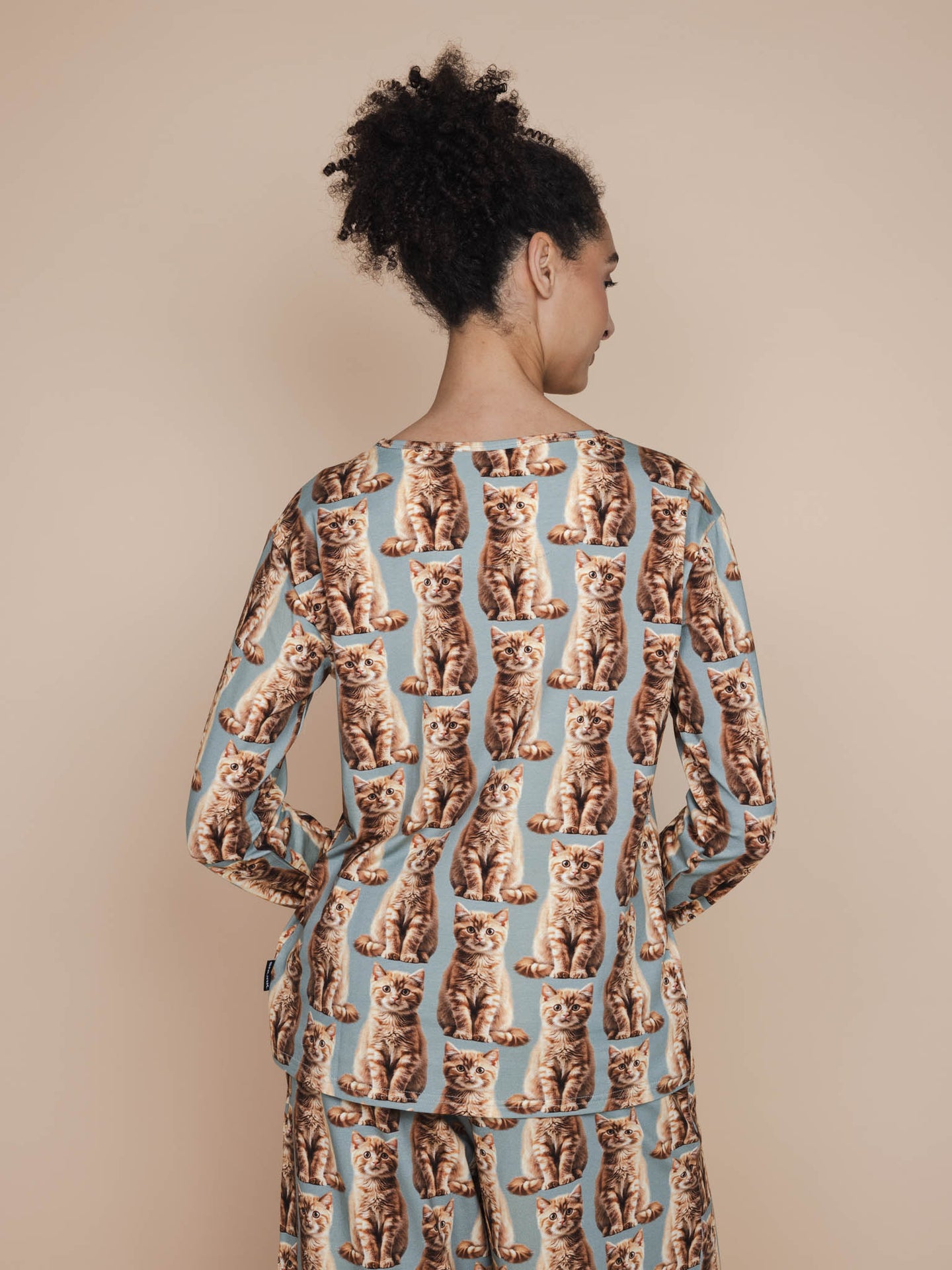 Bowie Long Sleeve T-shirt en Wijde broek set Dames - SNURK