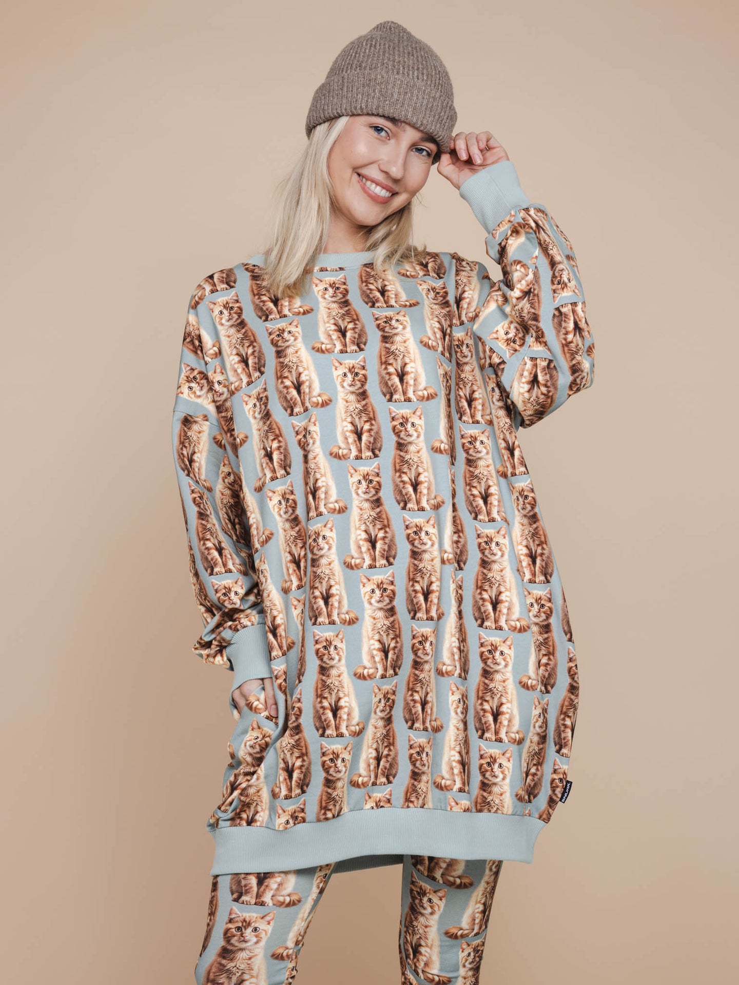 Bowie Sweater Dress en Legging set Dames - SNURK