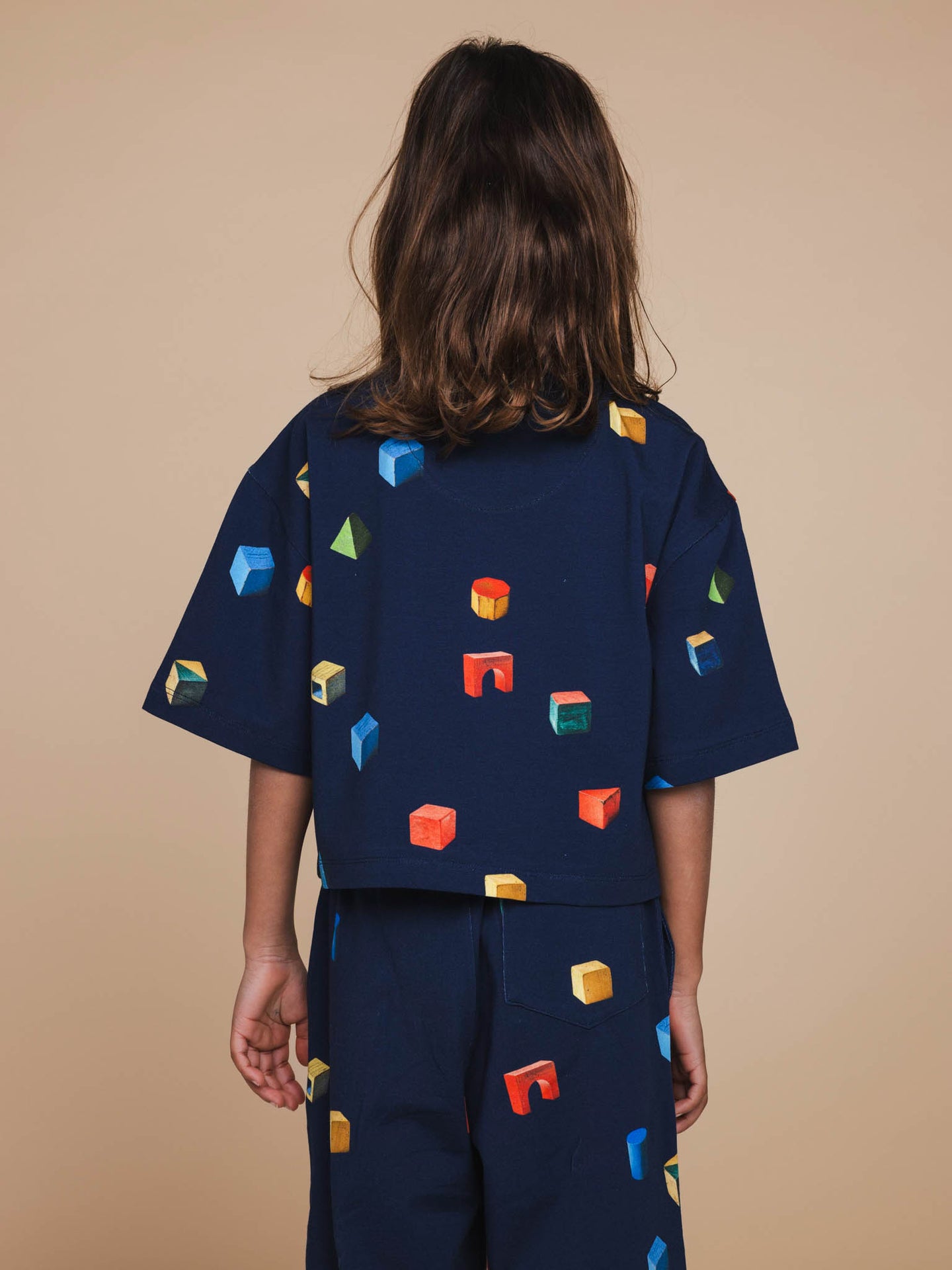 Building Blocks Cropped T-Shirt Kids - SNURK
