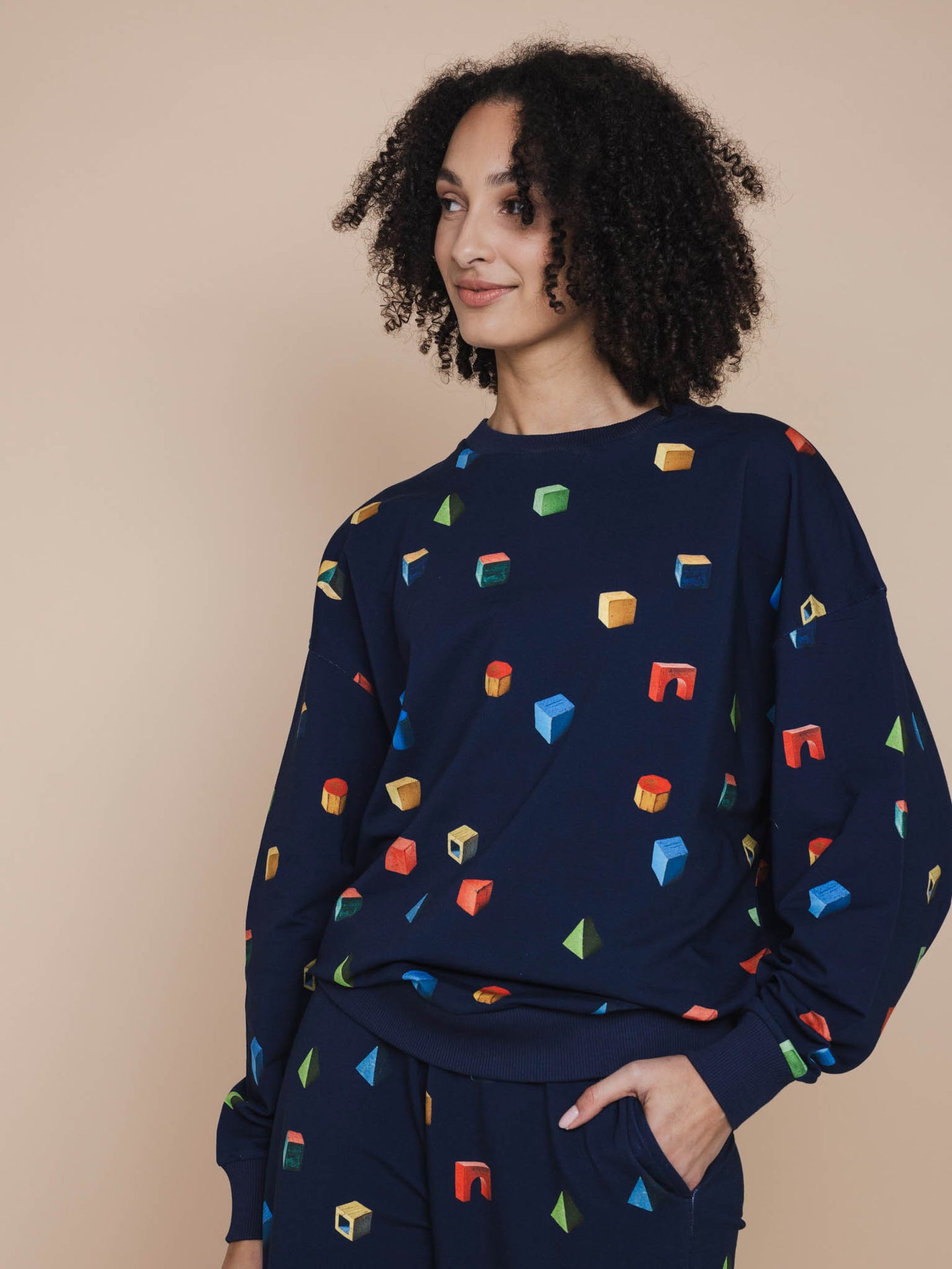 Building Blocks Sweater en Broek set Unisex - SNURK