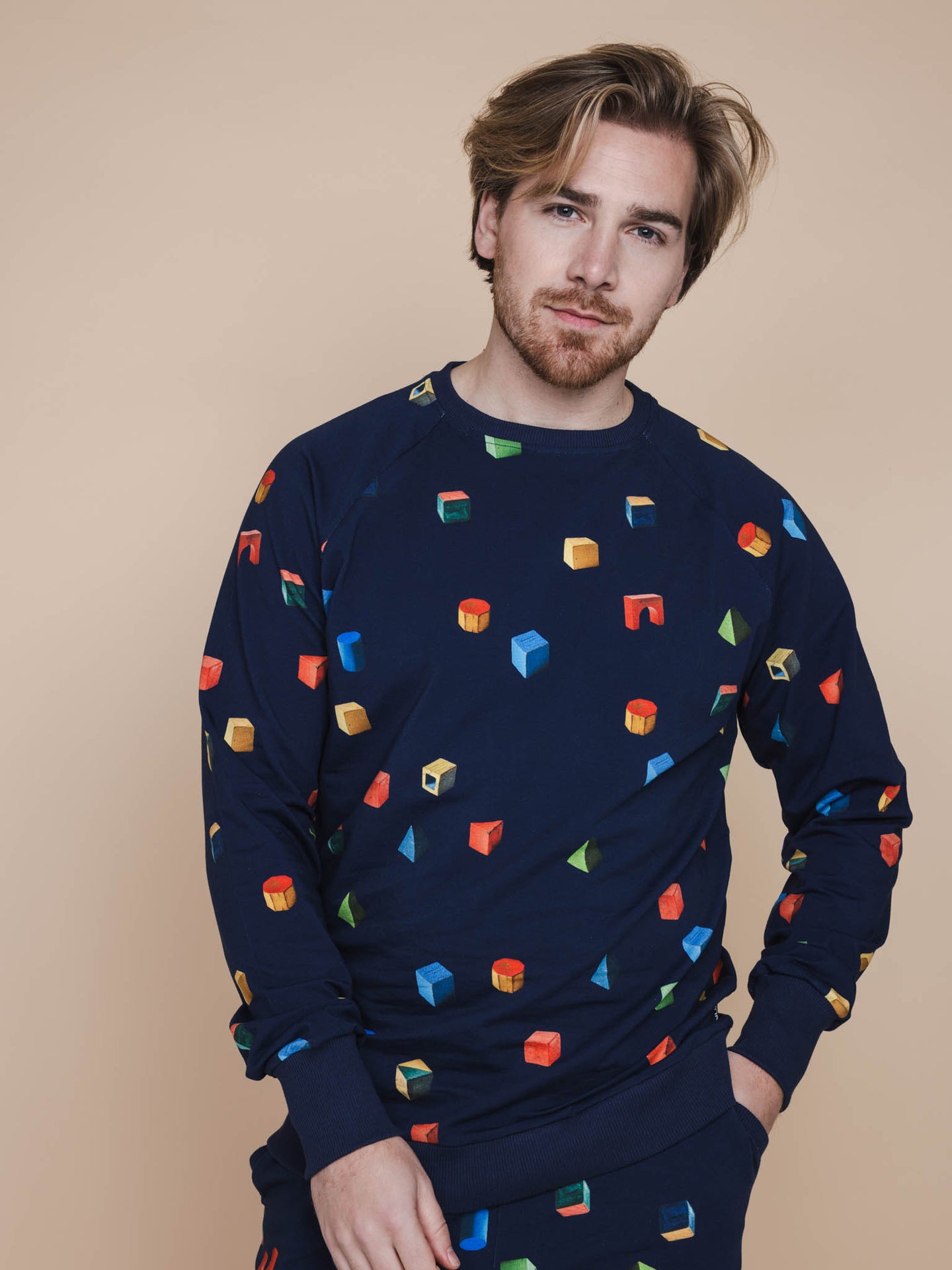 Building Blocks Sweater en Broek set Heren - SNURK