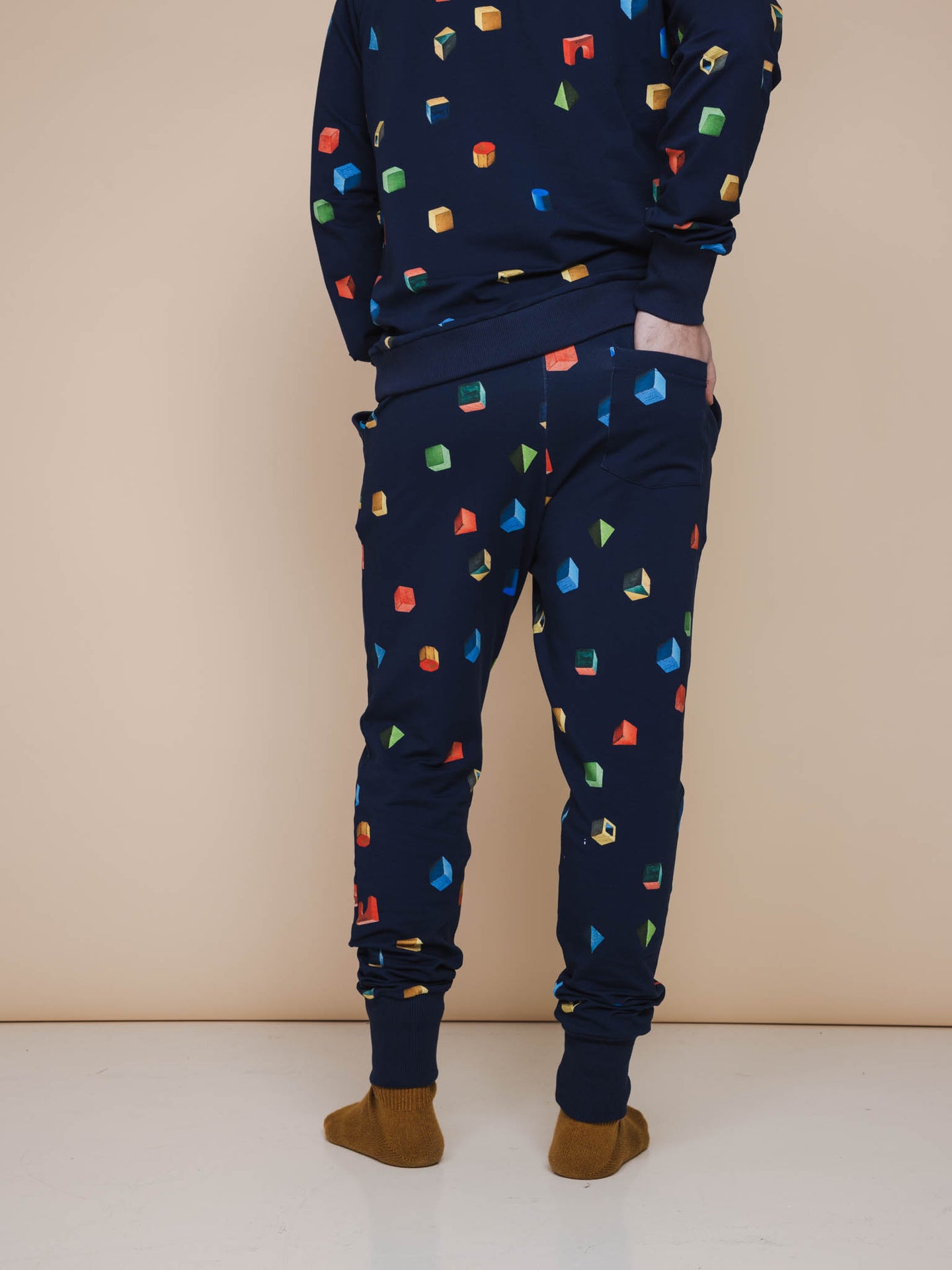Building Blocks Sweater en Broek set Heren - SNURK