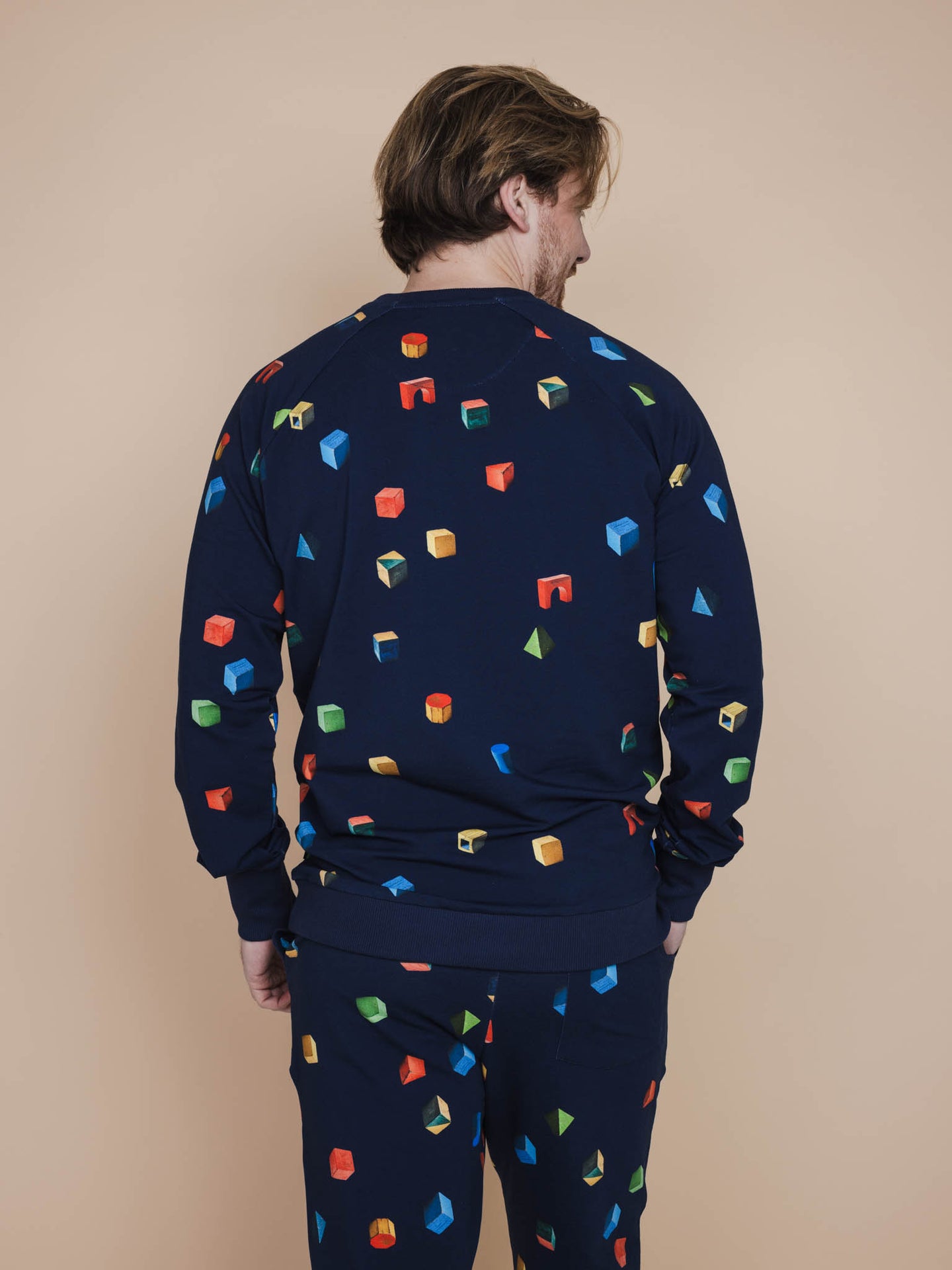 Building Blocks Sweater en Broek set Heren - SNURK