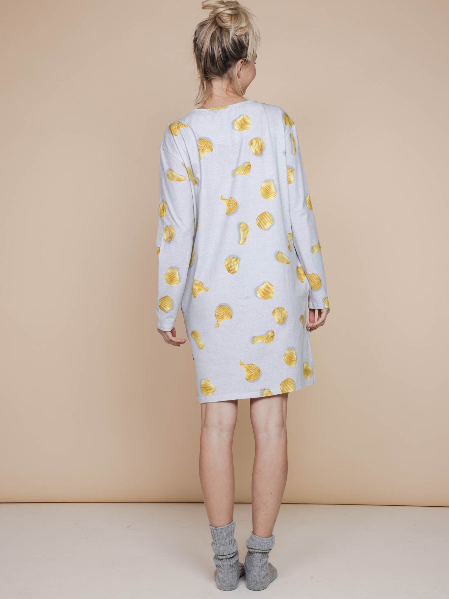 Chips Long Sleeve Dress Dames - SNURK