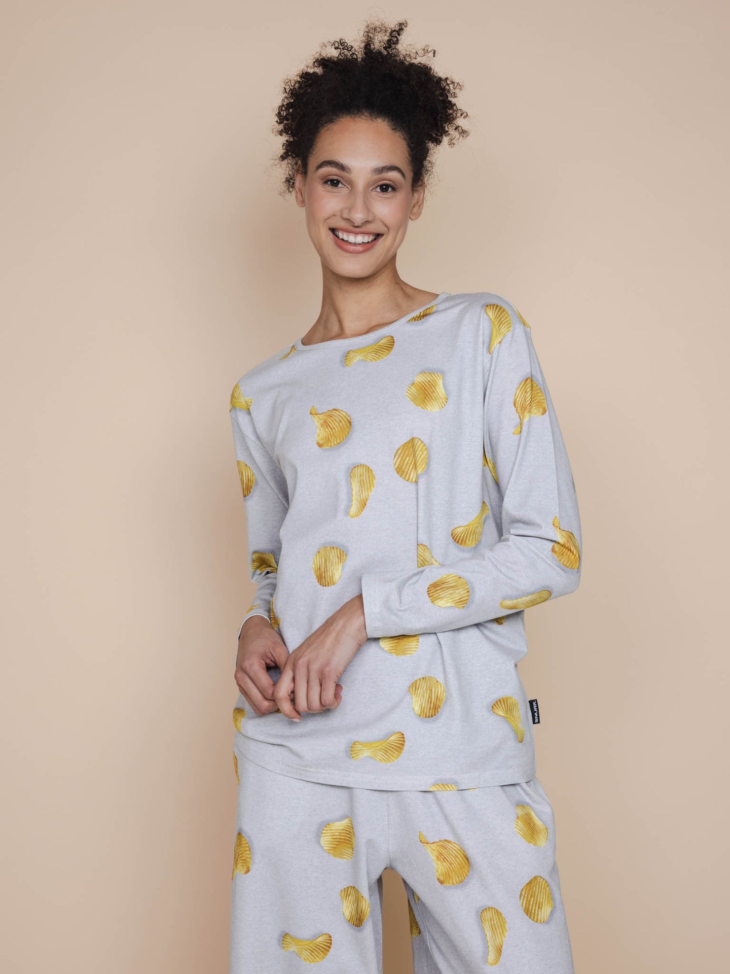 Chips Long Sleeve T-shirt Dames - SNURK