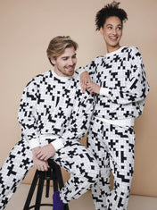Crossword Sweater and Pants set Unisex