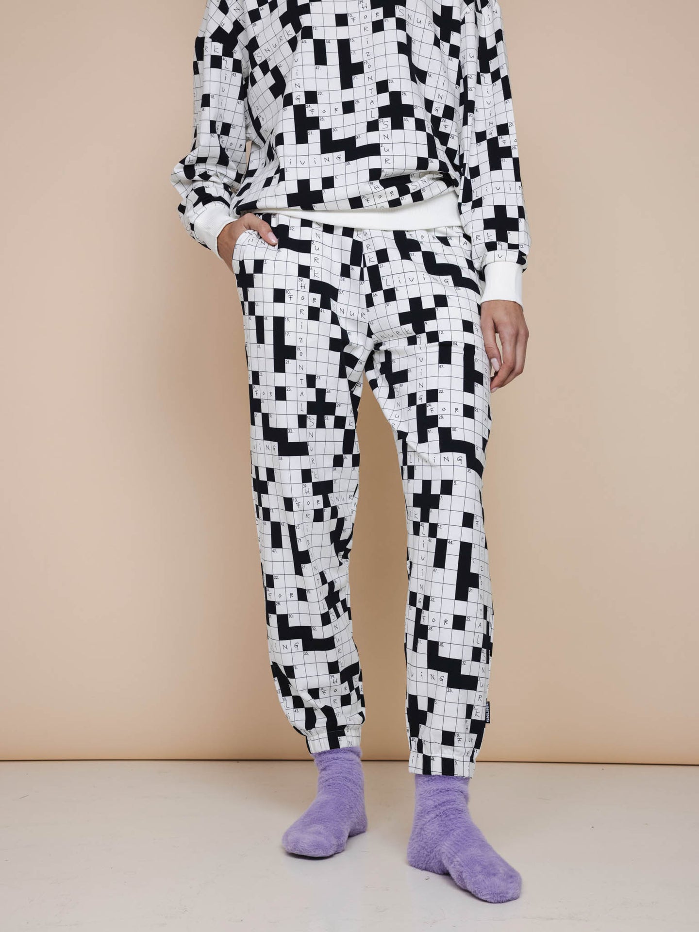 Crossword Sweater en Broek set Unisex - SNURK