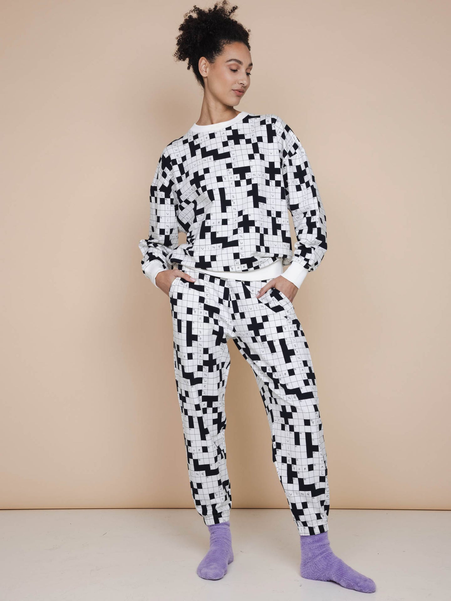 Crossword Sweater en Broek set Unisex - SNURK