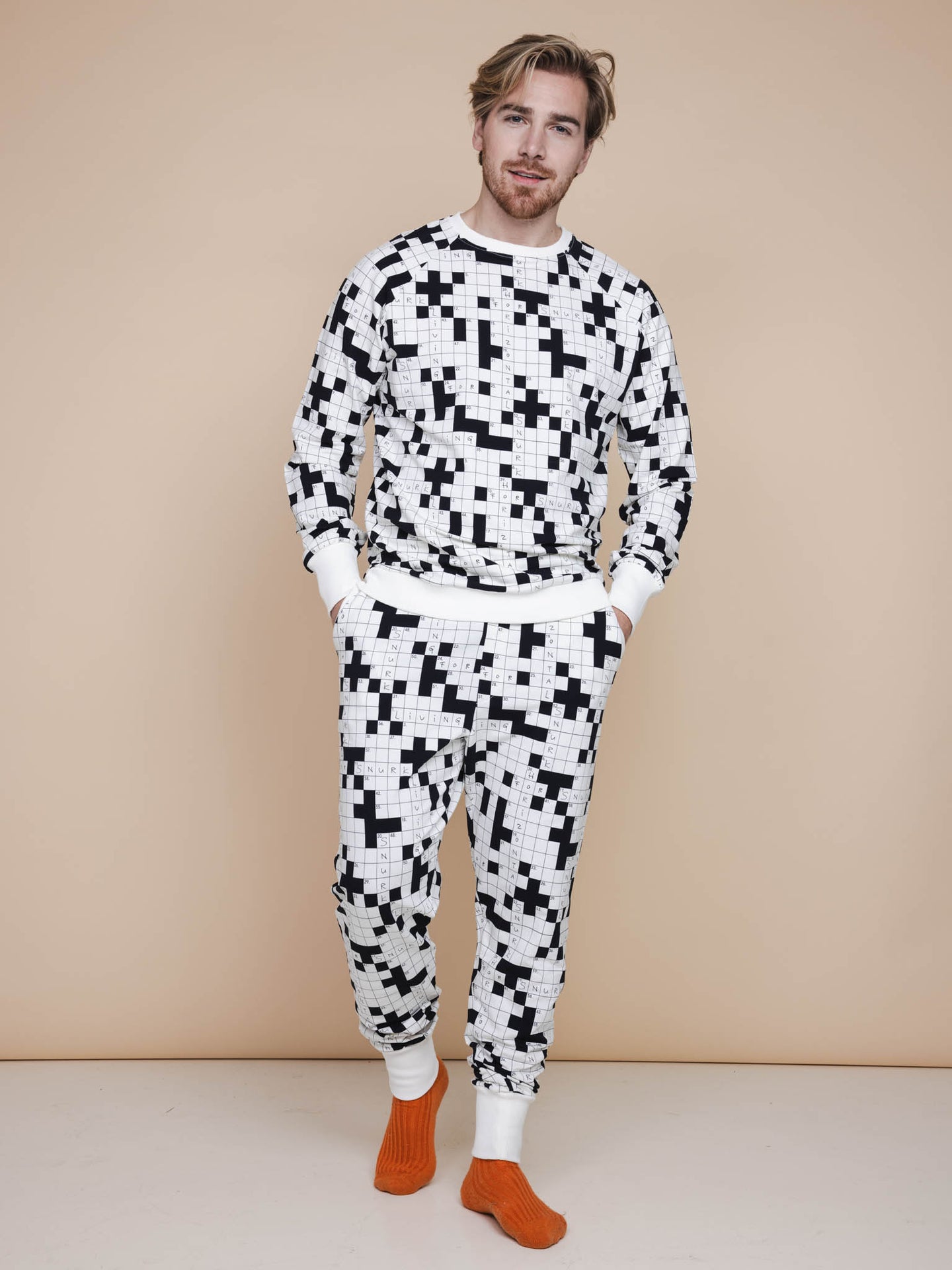 Crossword Sweater Heren - SNURK