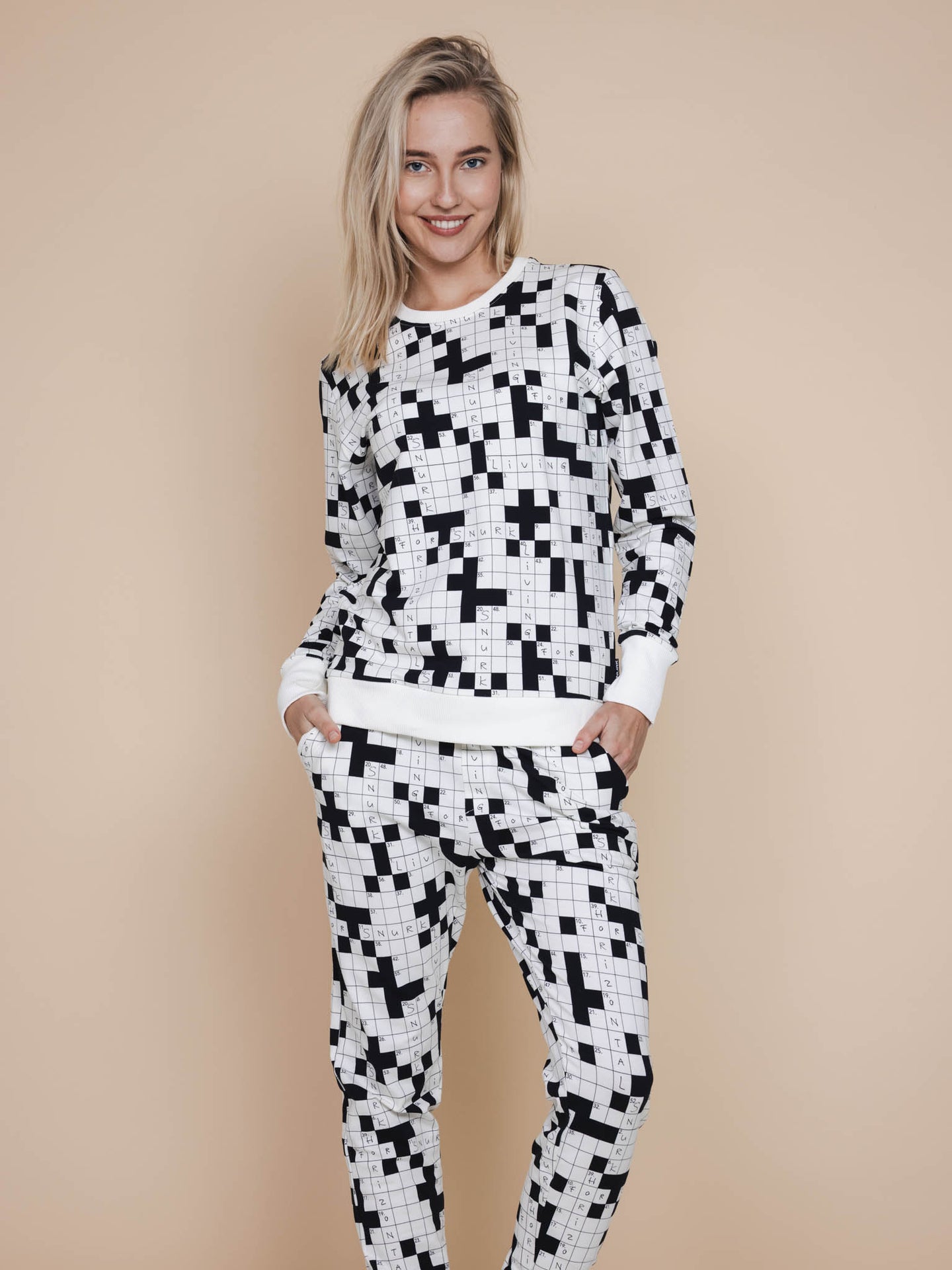 Crossword Sweater en Broek set Dames - SNURK