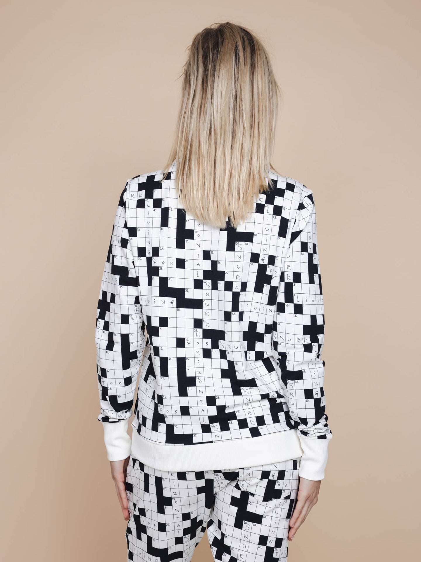 Crossword Sweater Dames - SNURK