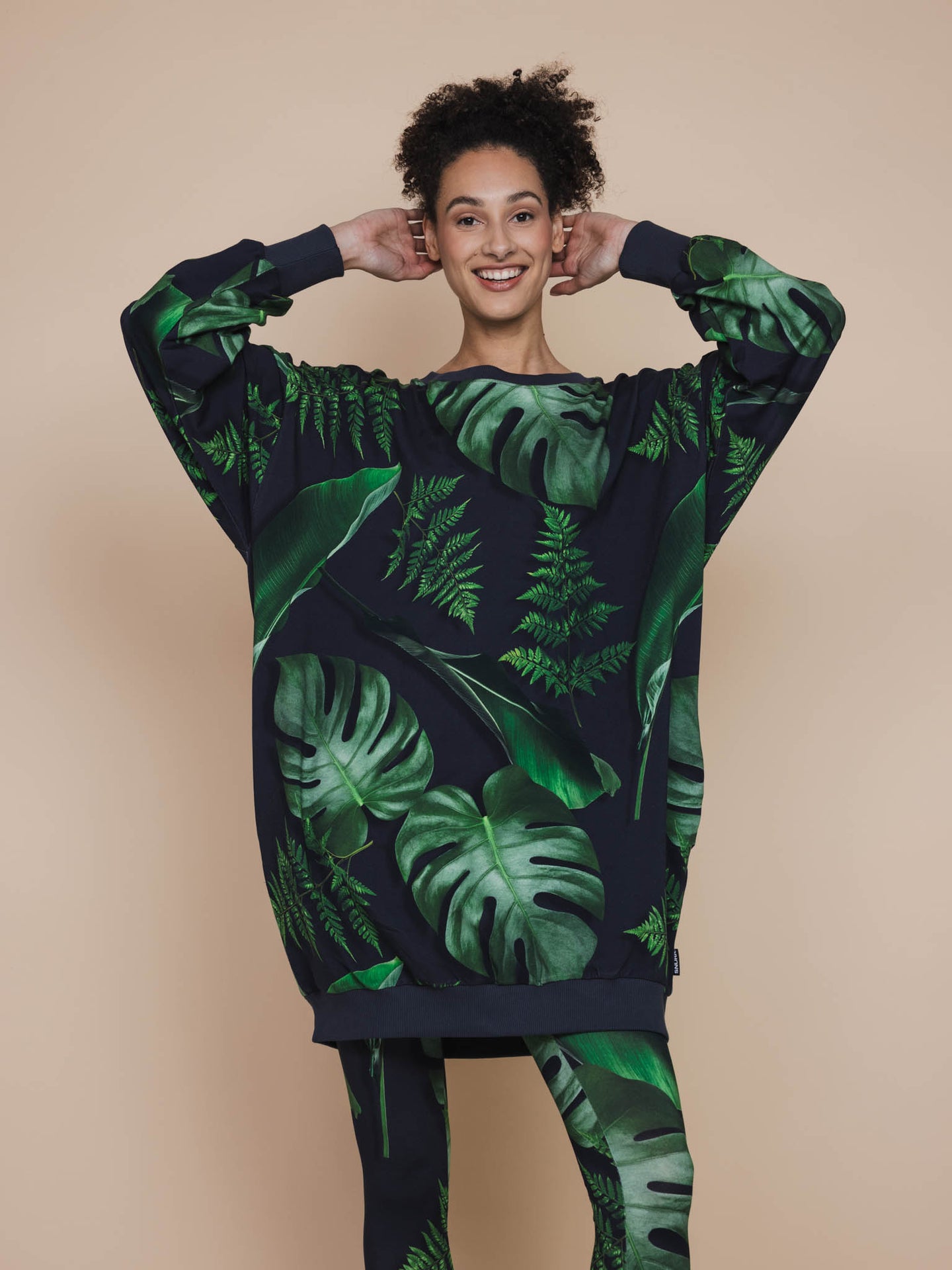 Dark Forest Sweater Dress Dames - SNURK