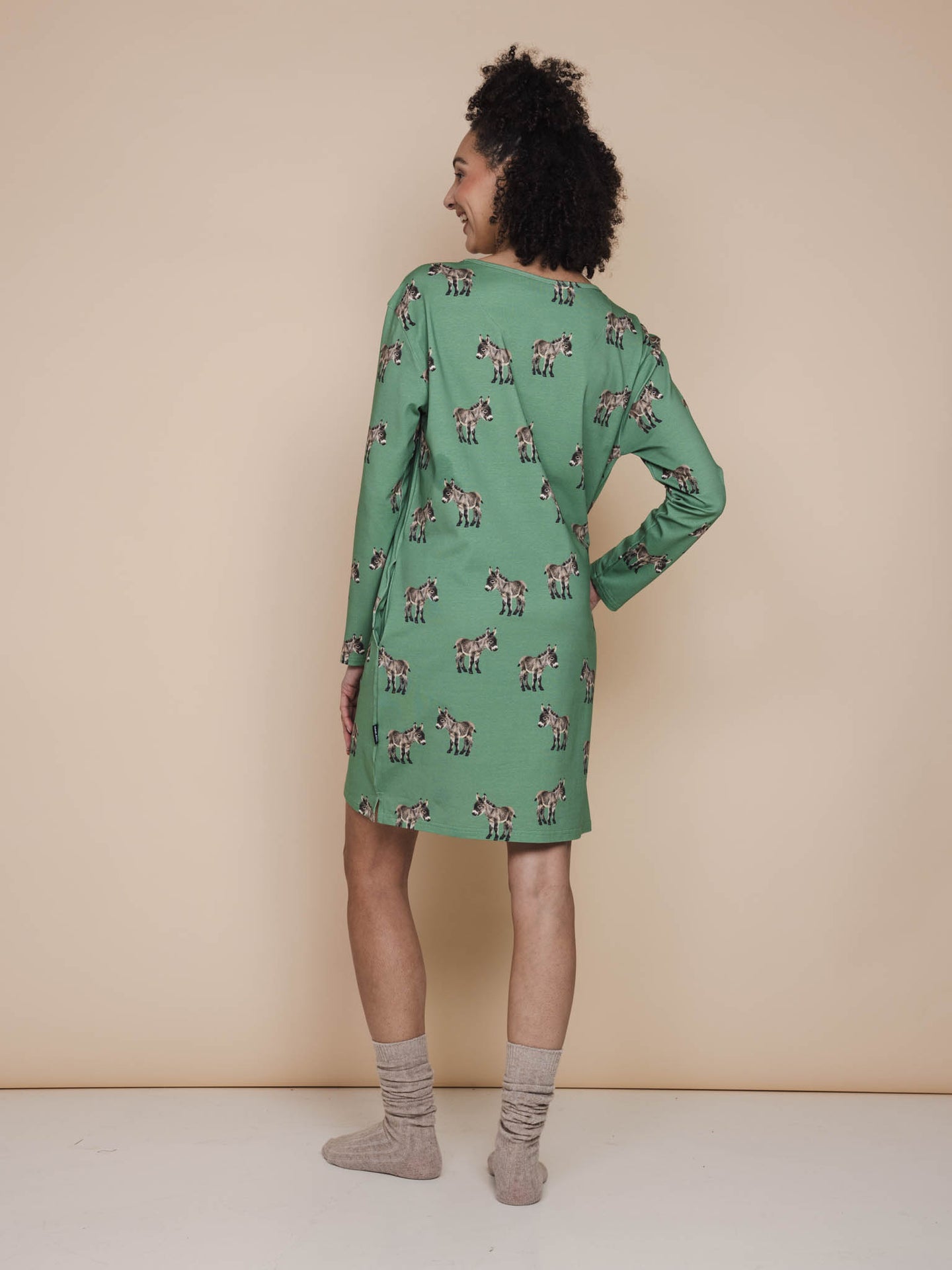 Donkeys Long Sleeve Dress Dames - SNURK