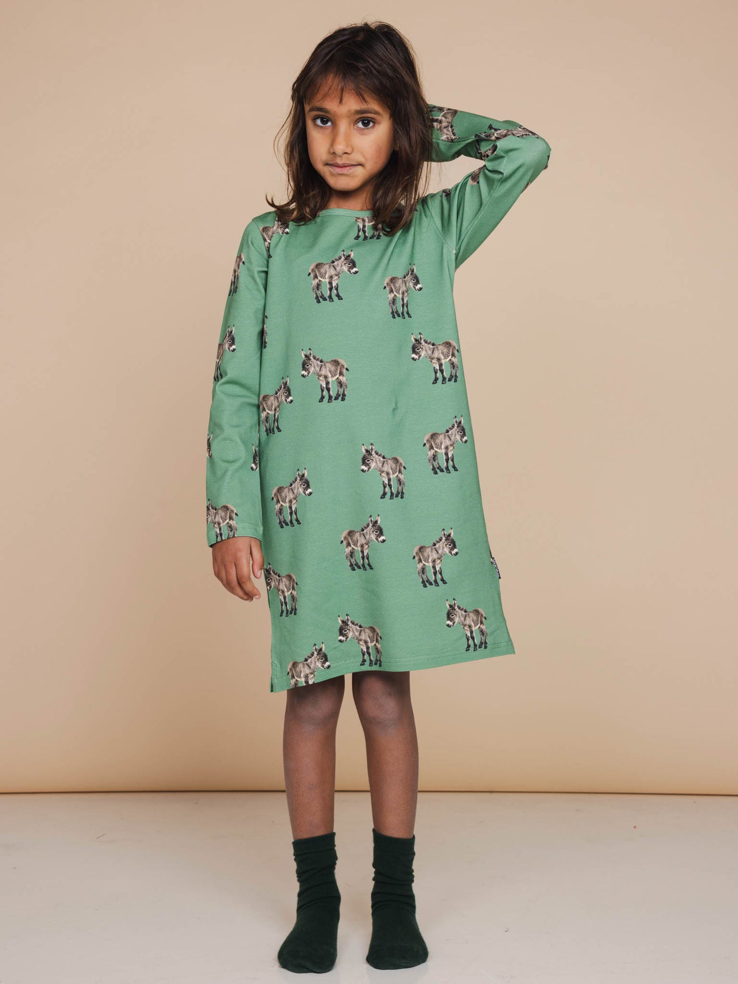 Donkeys Long Sleeve Dress Kids - SNURK