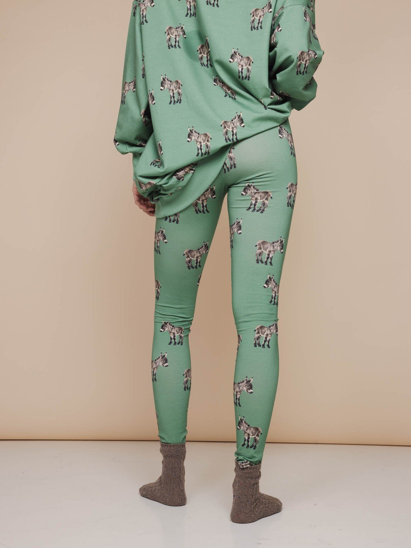 Donkeys Sweater Dress en Legging set Dames - SNURK