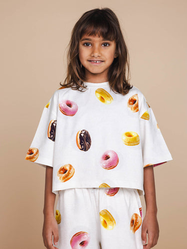 Donuts Cropped T-Shirt Kids