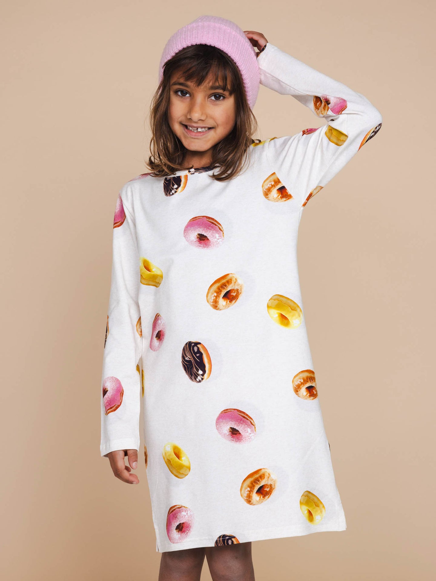 Donuts Long Sleeve Dress Kids - SNURK