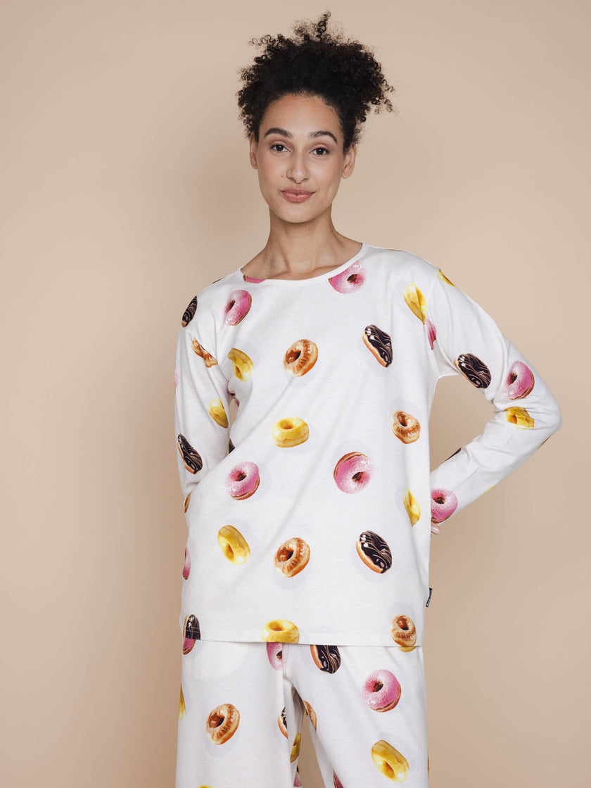 Donuts Long Sleeve T-shirt Dames