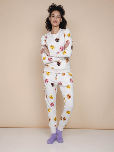 Donuts Sweater en Broek set Dames