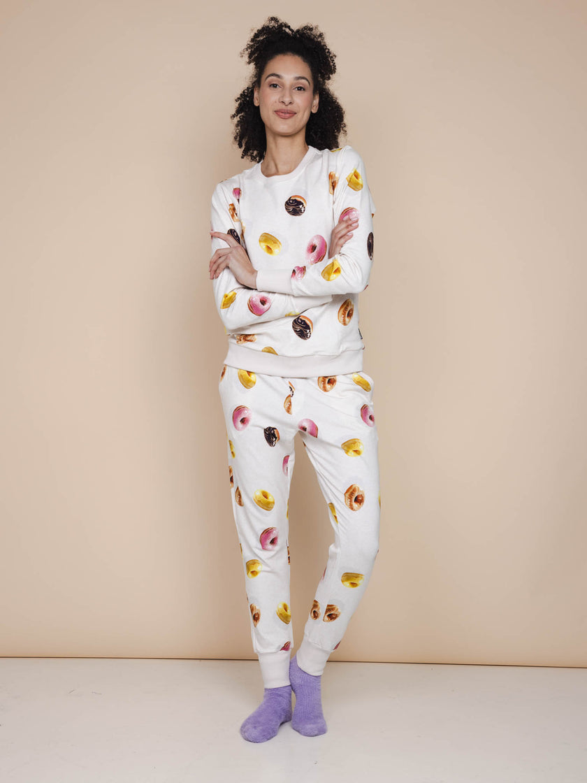 Donuts Sweater en Broek set Dames
