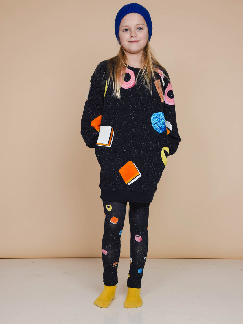 Drop It Sweater Dress und Legging set Kids