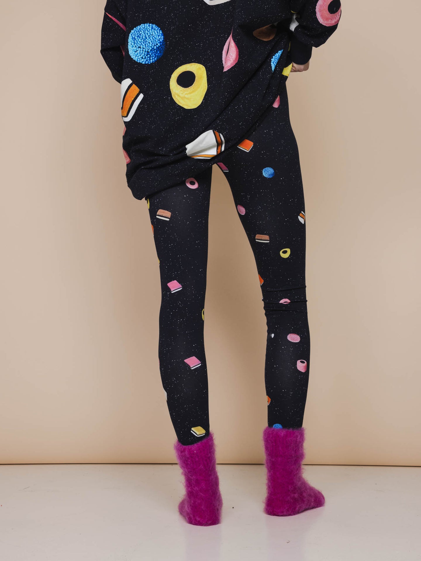 Drop it Sweater Dress en Legging set Dames - SNURK