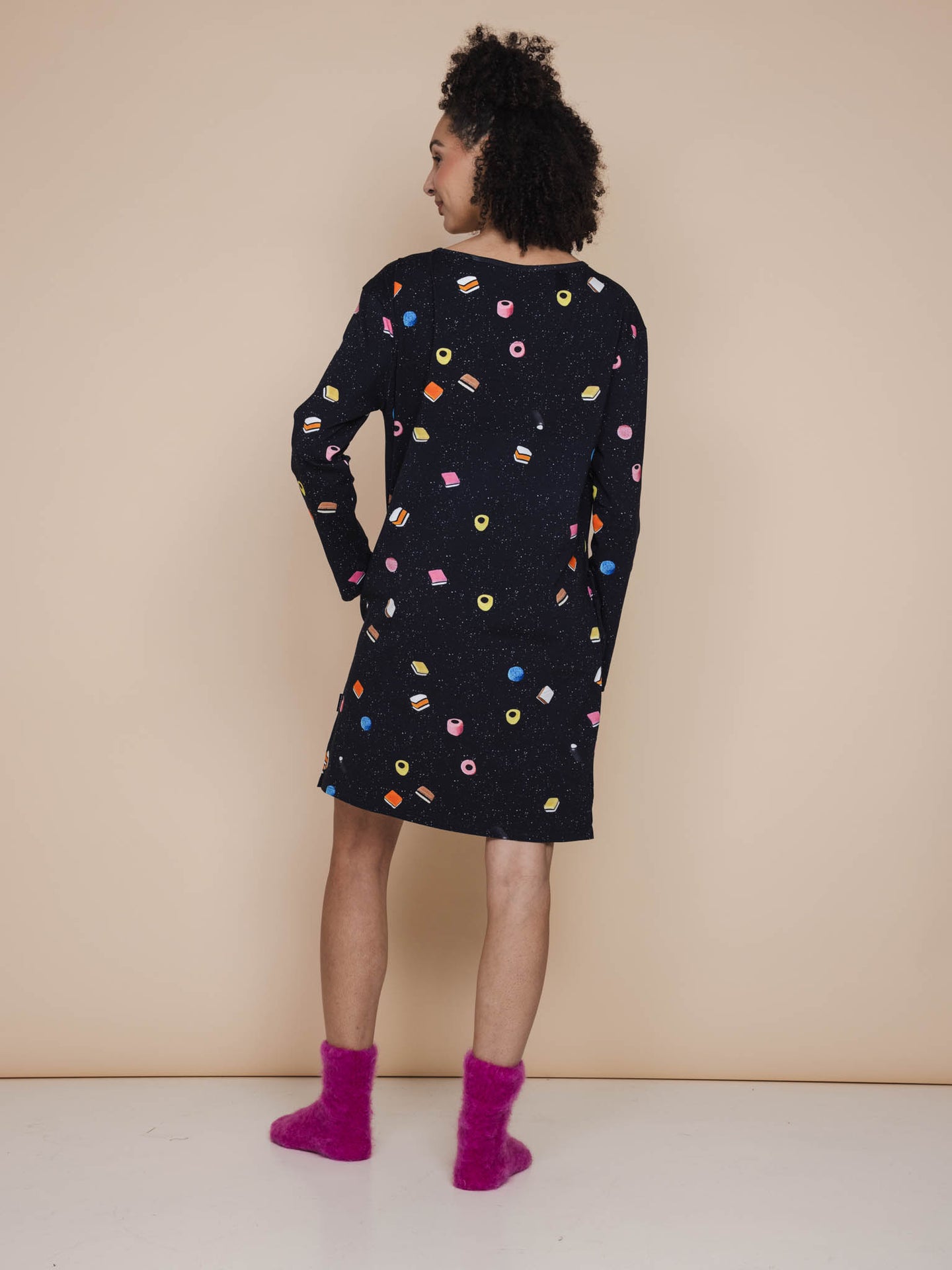 Drop It Long Sleeve Dress Dames - SNURK