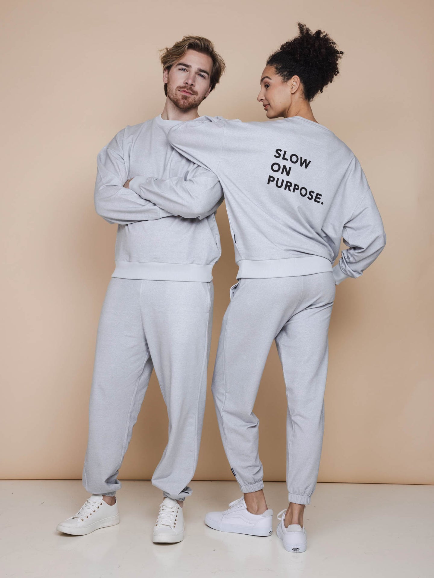 Slow Grey Sweater Unisex - SNURK