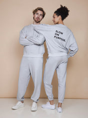 Slow Grey Sweater and Pants set Unisex