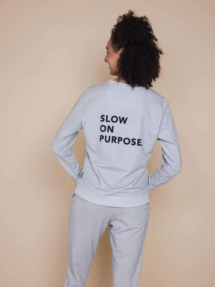 Slow Grey Sweater Dames