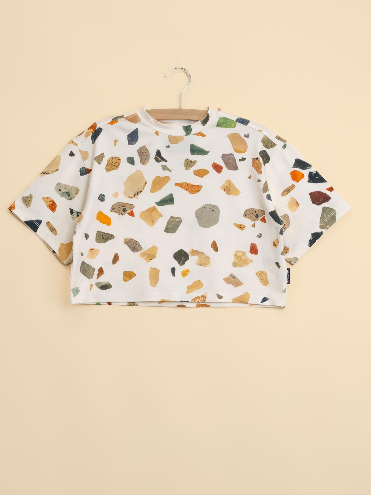 Terrazzo Cropped T-Shirt Kids - SNURK