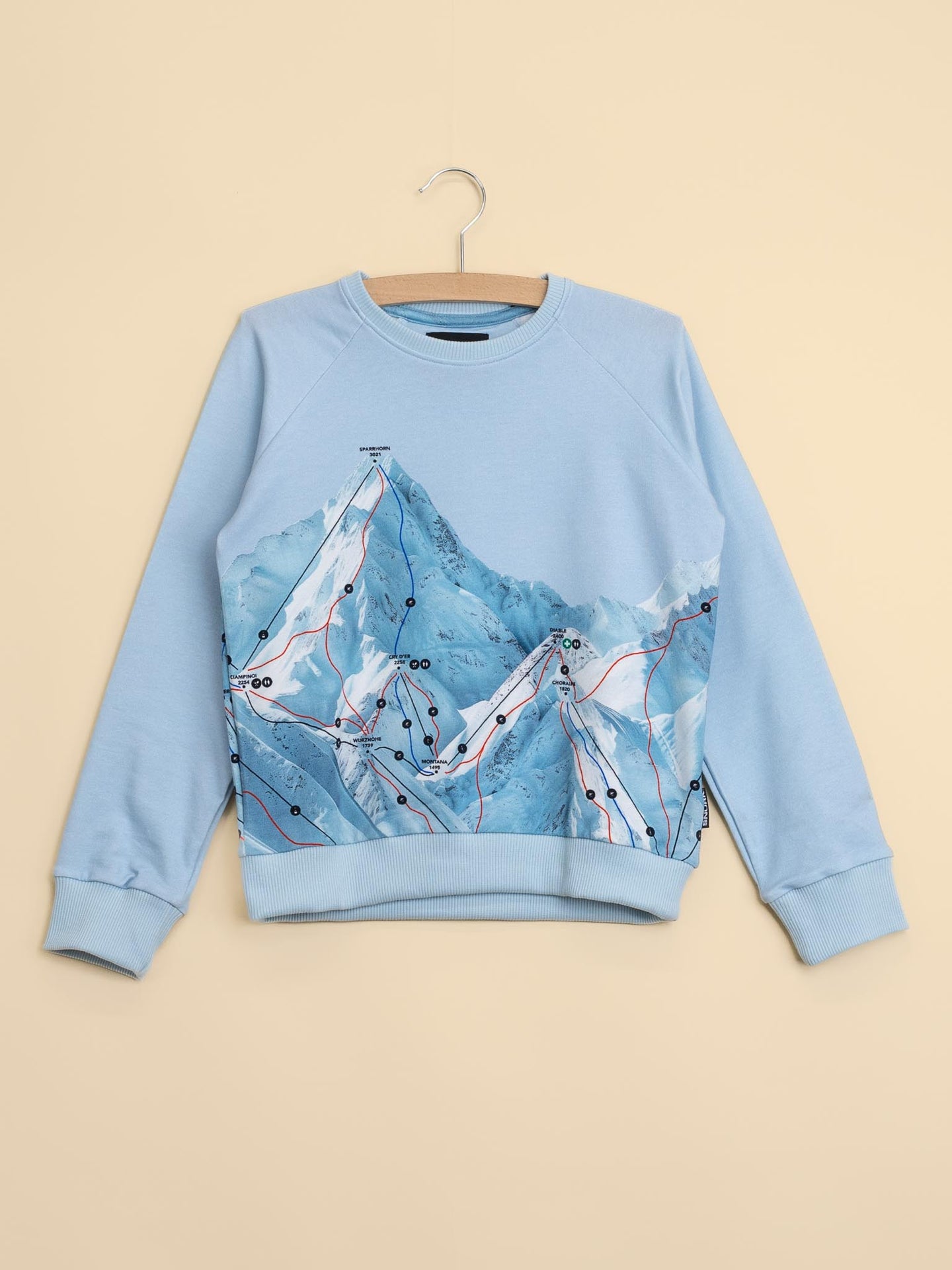 Ski Map Sweater Kids - SNURK